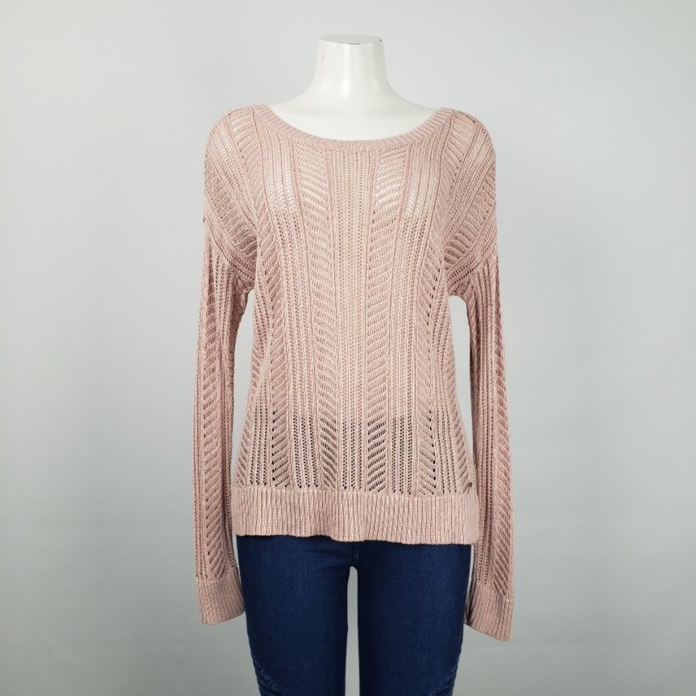 AEO Blush Pink Knit Sweater Size S